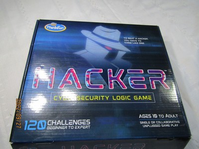 HACKER Cybersecurity Logic Game excellent conditio Thinkfun STEM board game (BX9