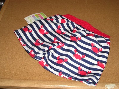 Crabs Infant Boy Swim Suit Trunks Healthtex  Size 0/3M Brand New w/tags  CUTE