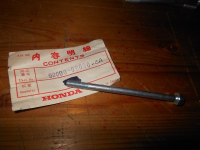 NOS OEM Honda CL450 CB750K TLR200 Bolt Hex 6X90 Qty.1 # 92000-06090-0A