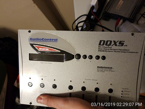 Audio Control DQXS Crossover-Equalizer, 6 Channel 24db 1/3 Octave