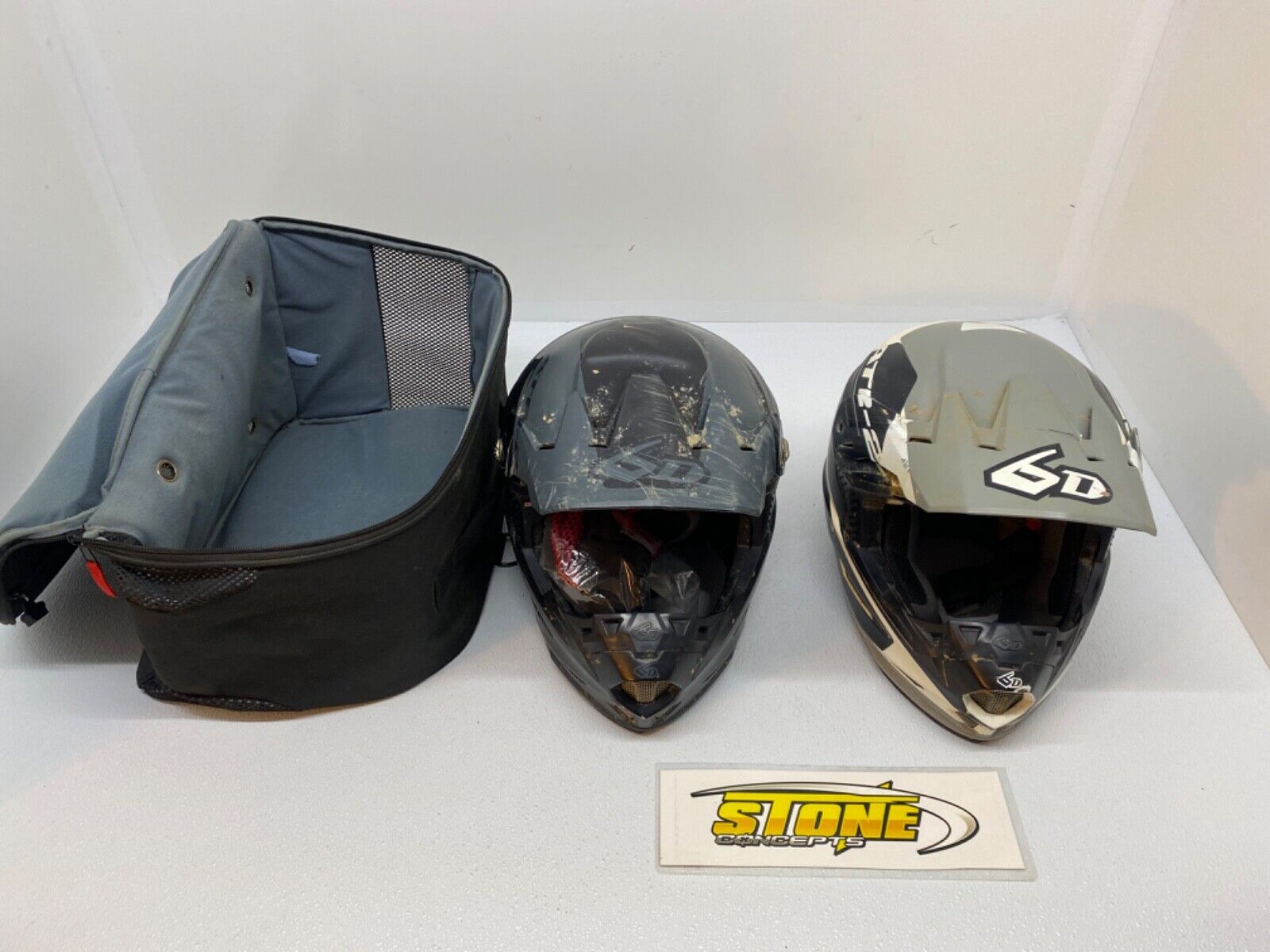 QTY 2 - 6D ATR-2 MOTOCROSS DIRT BIKE ATV Helmet Adult Small 