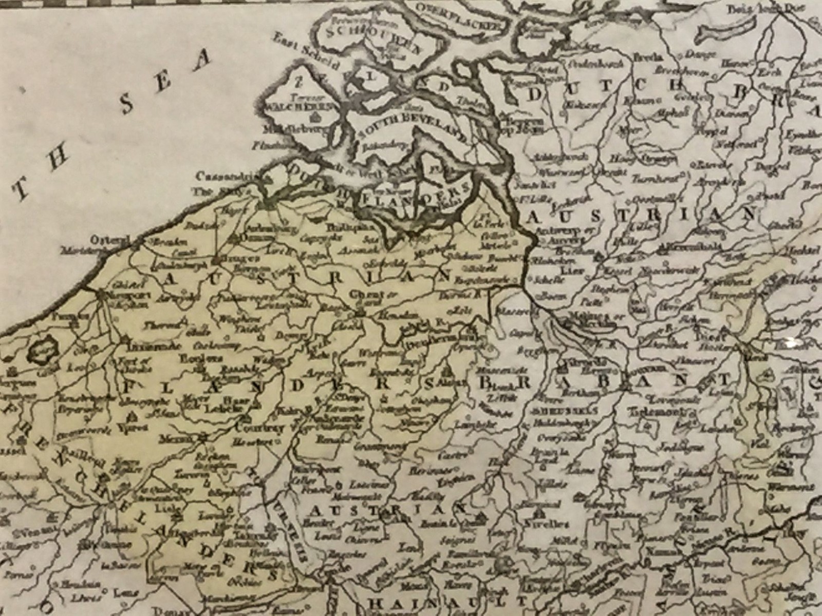 Map Netherlands 1806