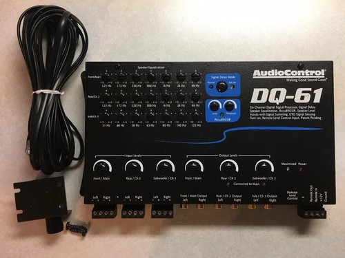 AudioControl DQ61 6 Channel Equalizer/Line Output Converter w/ AccuBass