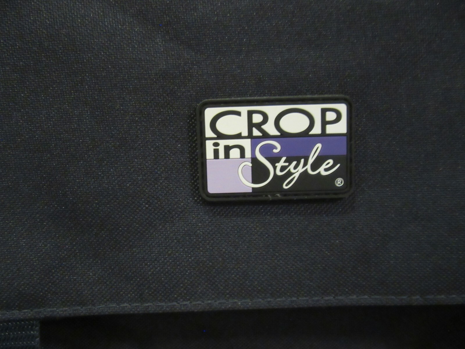 Crop In Style Scrapbooking Black Tote Arts Crafts Tools Organizer