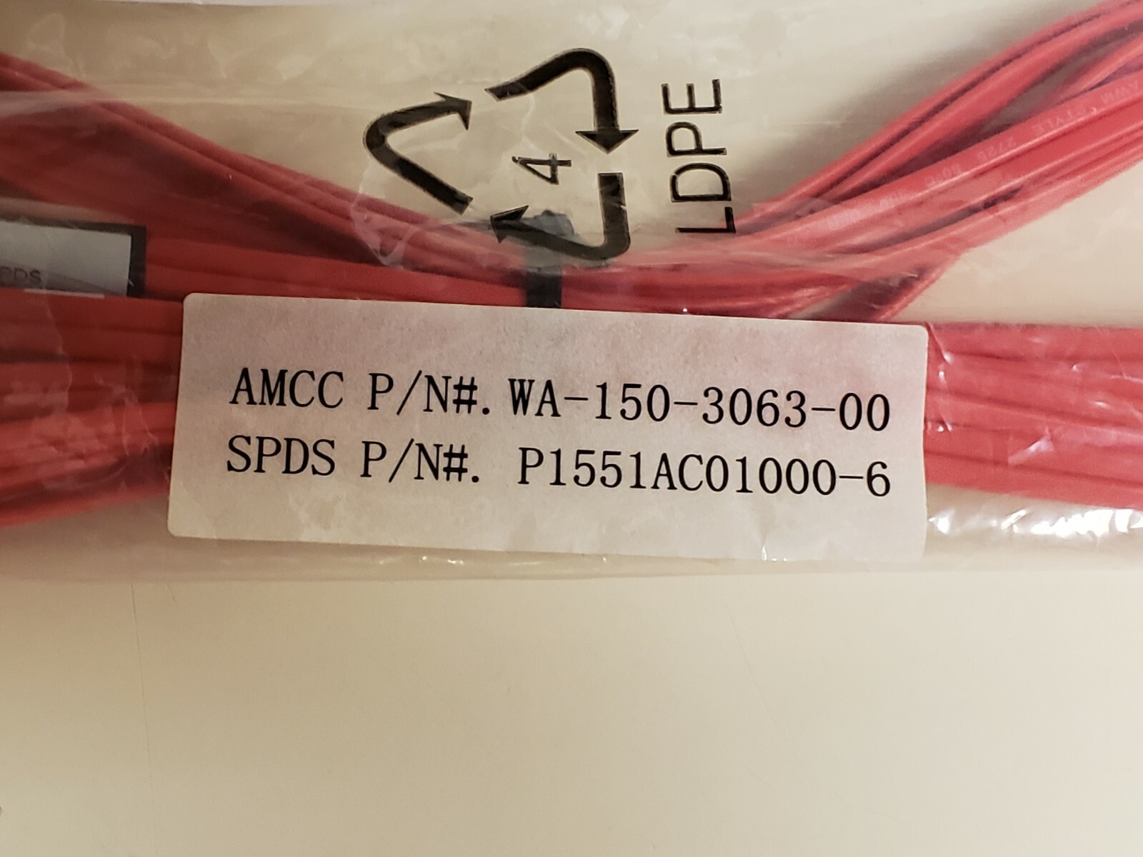 Genuine 3WARE 1M Mini-SAS (SFF-8087) to 4x SATA Internal FWD BreakOut Cable