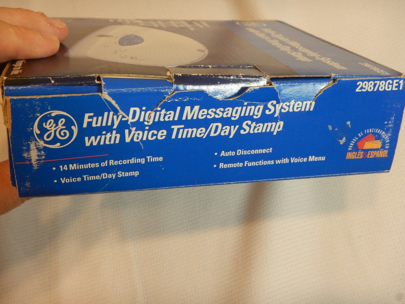 General Electric 29878GE1B Digital Answering System w/ Voice Time/Day Stamp NEW