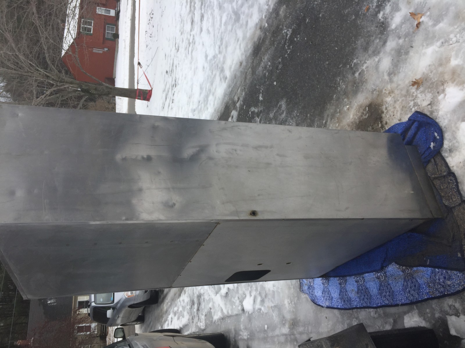 Vintage Stainless Steel Medical Cabinet