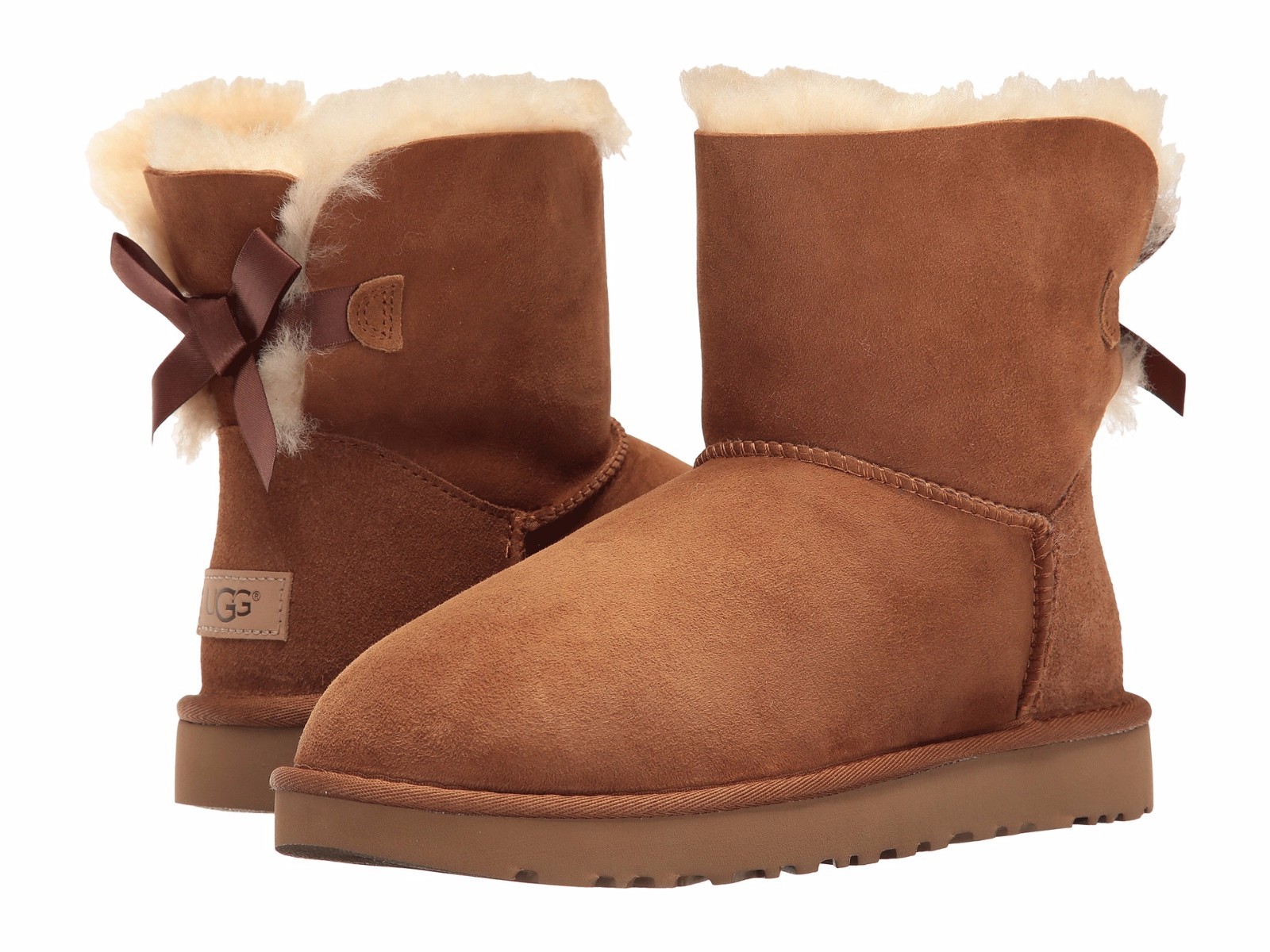 ugg boots mini bailey bow grau