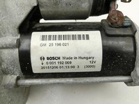 Opel Corsa E 14-19 ecotec 1,4 66KW Anlasser Starter Opel Corsa E 14-19 27.01.2016 25196021 0001192069 gebraucht Vorschau 2