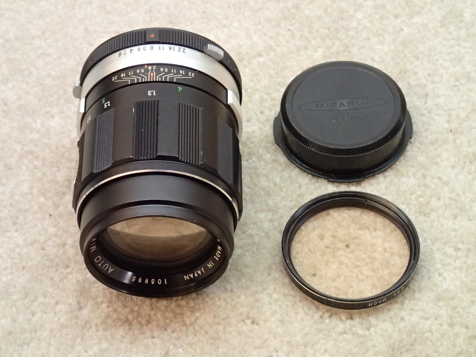 Auto MIRANDA 35mm f2.8 レンズ M42 MOUNT SPIRAL: Auto MIRANDA 35mm F2.8 :ペンタレフカメラの