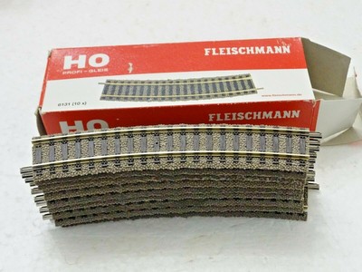 PROFI LOT DE 10 RAILS COURBES MAILLECHORT EN BOITE HO