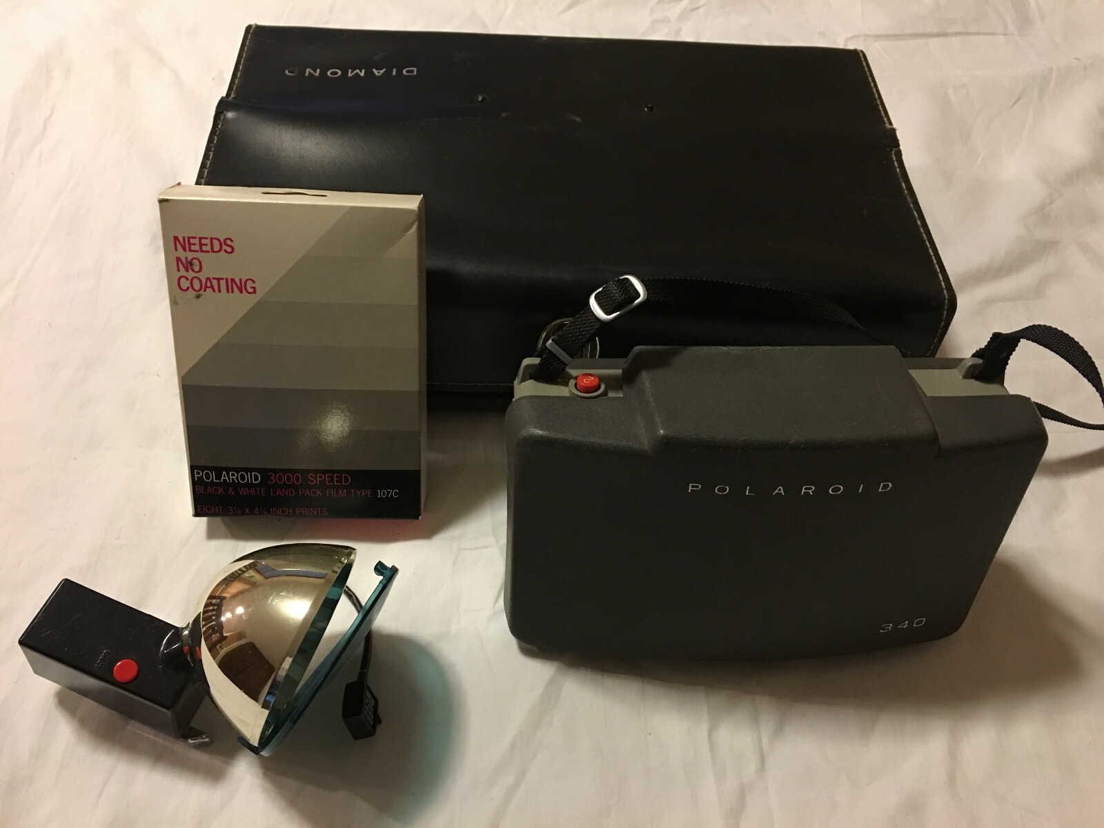 【激レア案件】大判カメラ4×5用 Polaroid55　3箱セット　未開封品 POLAROID 340 LAND CAMERA with case, flash and film | eBay