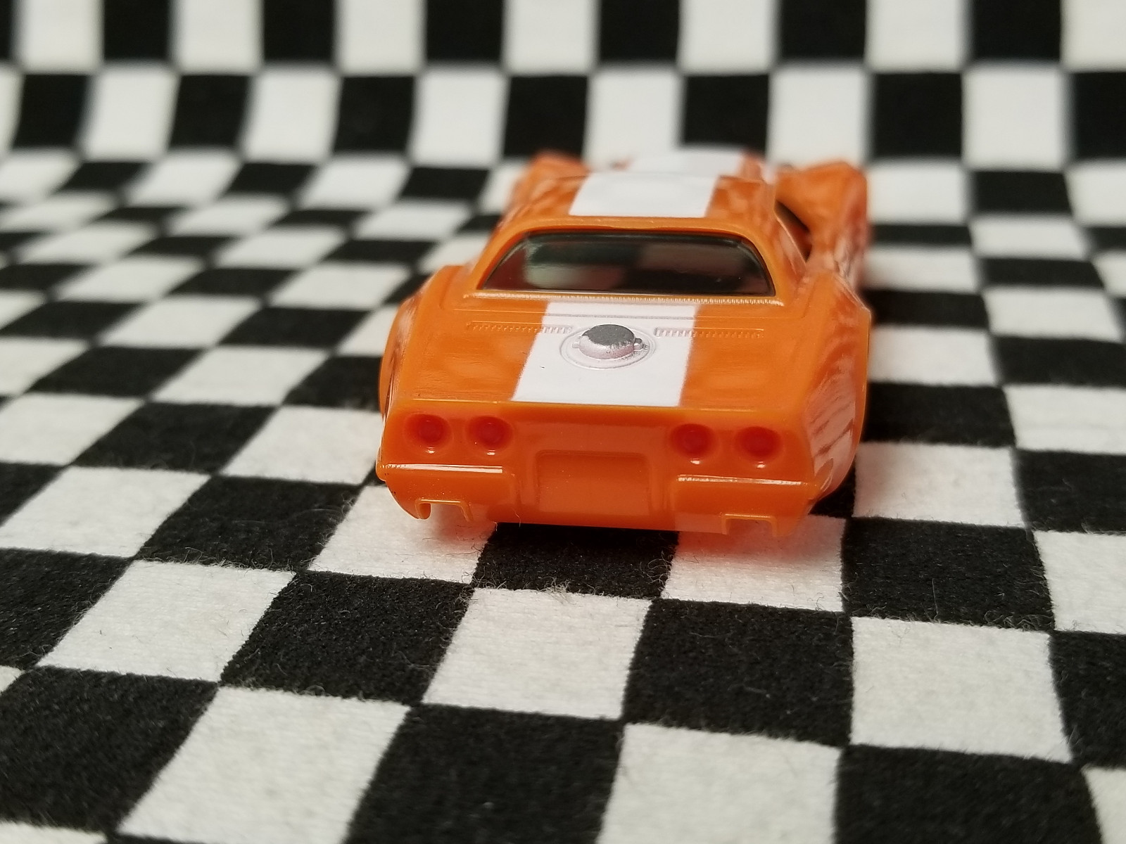 Orange & white stripe AF Xtras A/P A Production Corvette - AFX, TOMY, Auto World