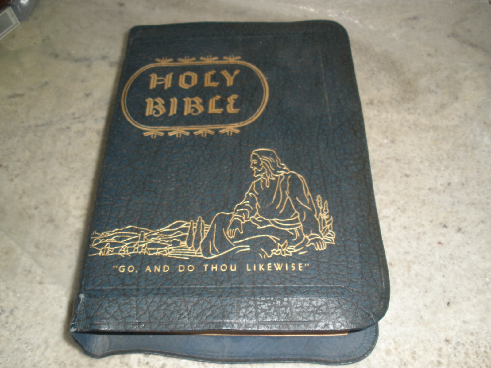 ヴィンテージの聖書◆『Holy Bible』◆ Antique-1869-The Holy Bible Complete And How To Understand