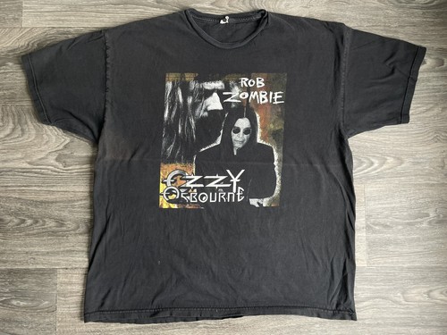 OZZY OSBORNE ROB ZOMBIE バンド Tシャツ Vintage Ozzy Osbourne Rob Zombie 2001 Tour T Shirt XL | eBay