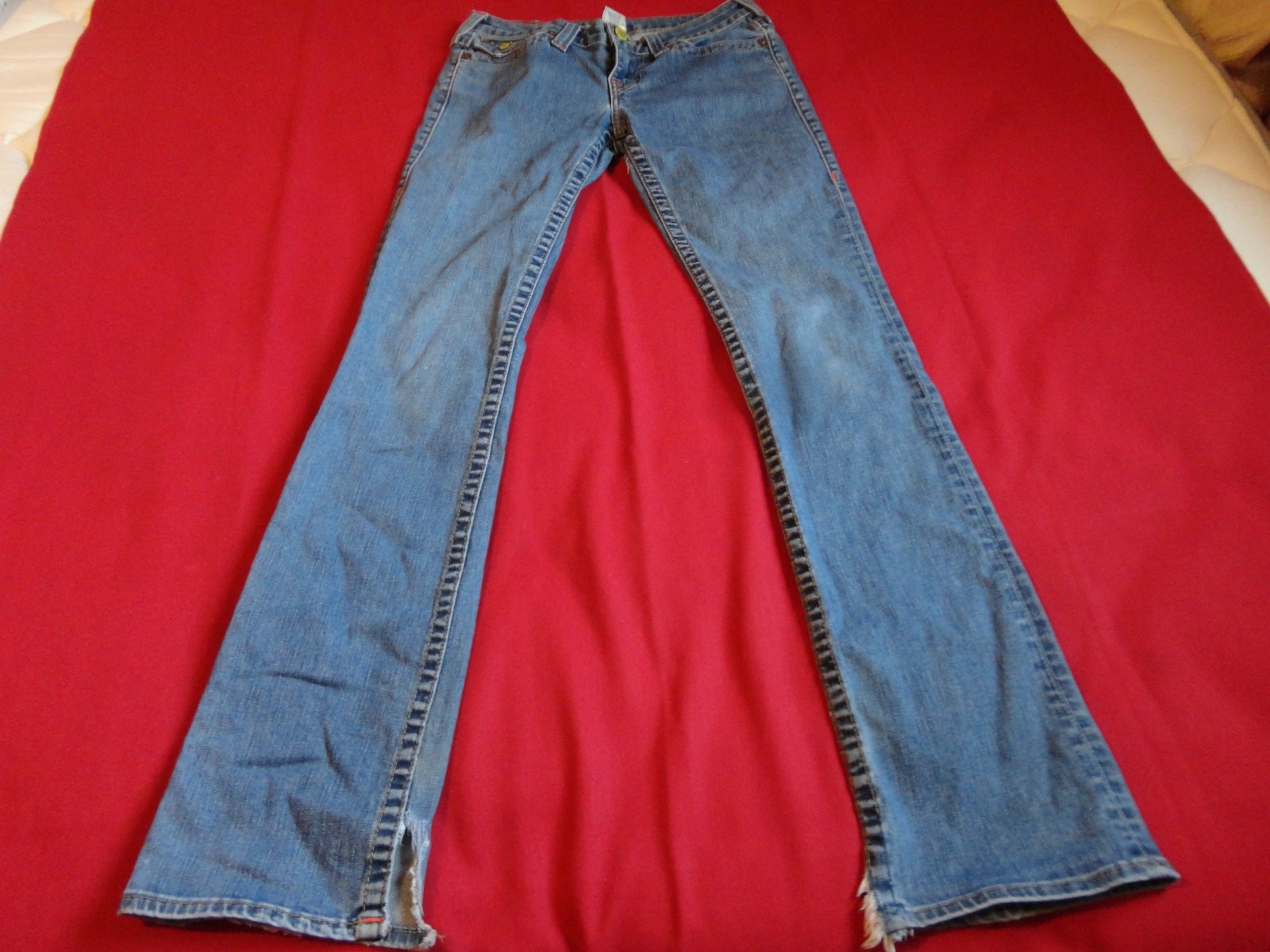 TRUE RELIGION デニム　ROW29 SEAT33 True Religion Section Billy Row 29 Seat 33 Straight Leg Blue