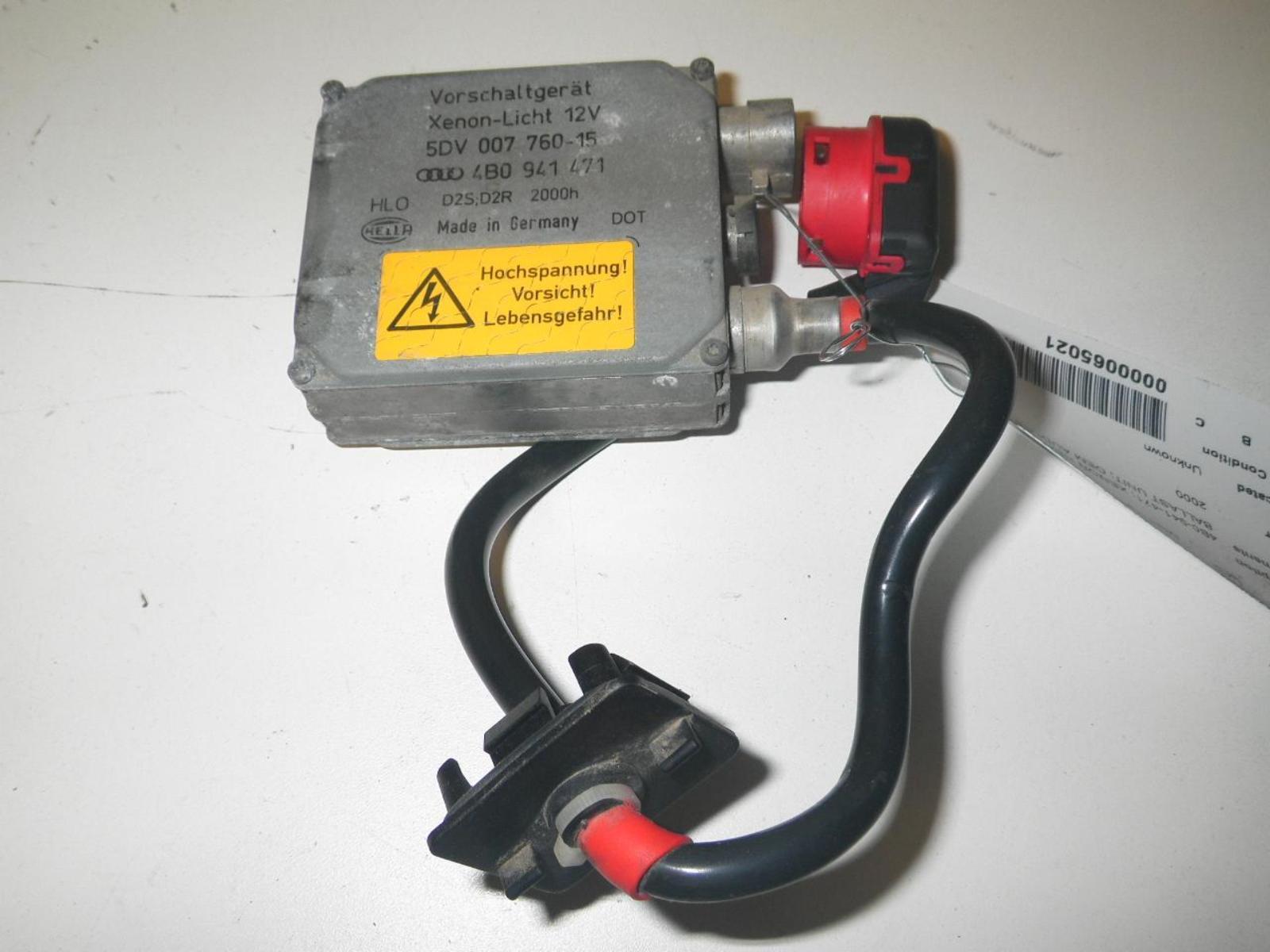 2000 AUDI A6 Xenon Ballast, 4B0941471 eBay