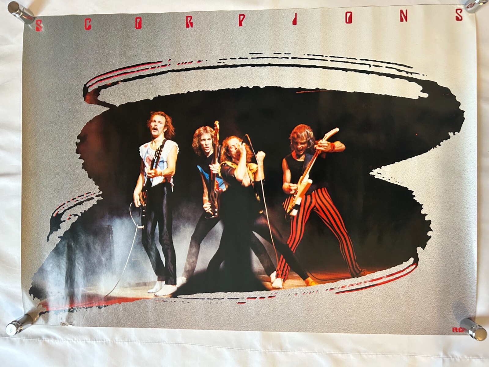 【ポスター】スコーピオンズSCORPIONS RCA ヴィンテージ Scorpions / Vintage 1980s RCA Japan Original Promo Poster B2