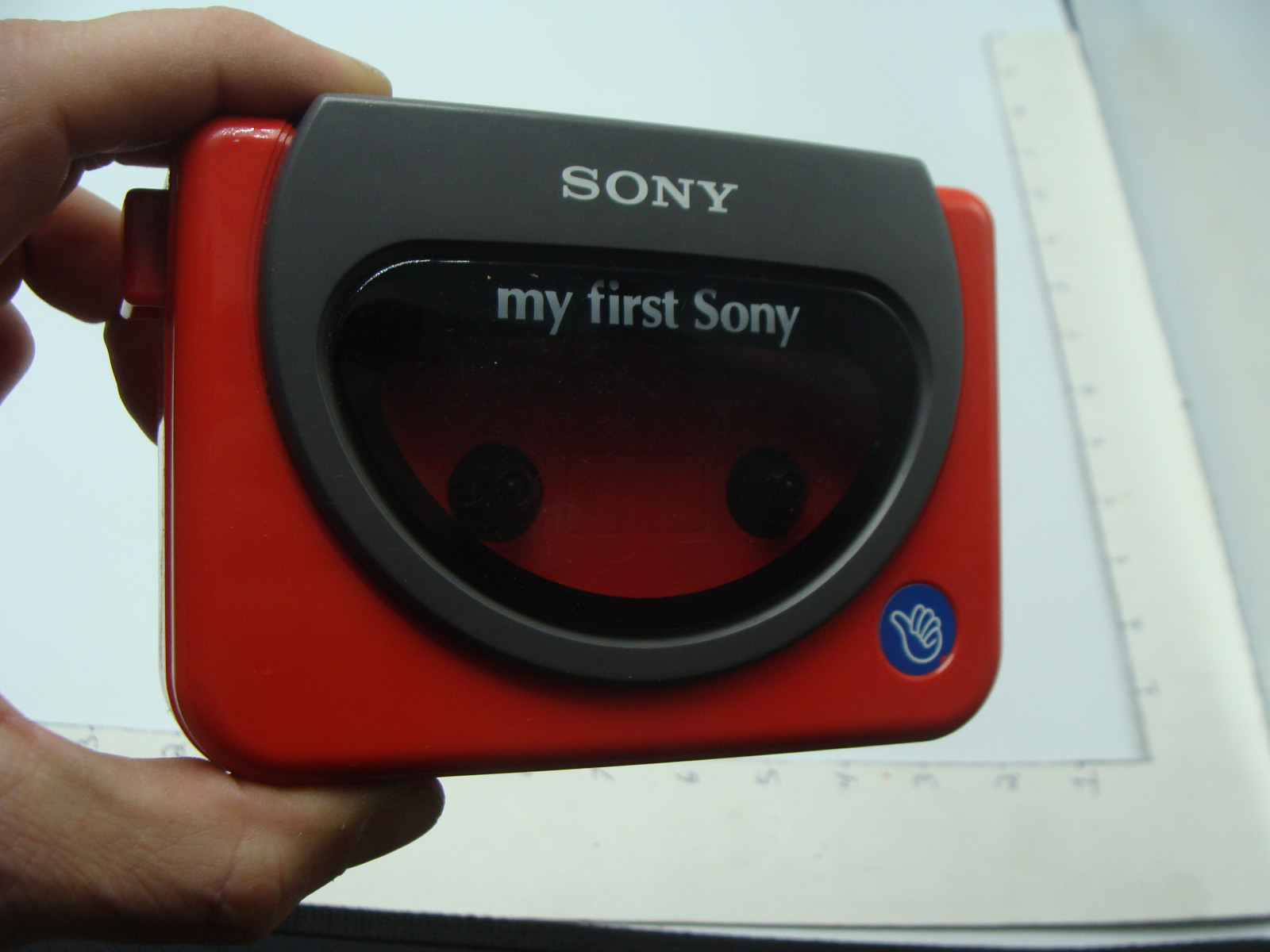 Vintage My First Sony Kids Walkman Audio Tape Cassette Player WM-3500 AWESOME!