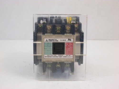 Mitsubishi S-K20 Magnetic Contactor, 100VAC Coil, Used | eBay Mitsubishi S-K20 Magnetic Contactor, 100VAC Coil, Used | eBay