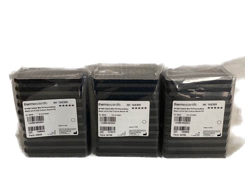●SMACK Nunc™ 165305 Optical Bottom 96-Well x 400uL Cell Culture