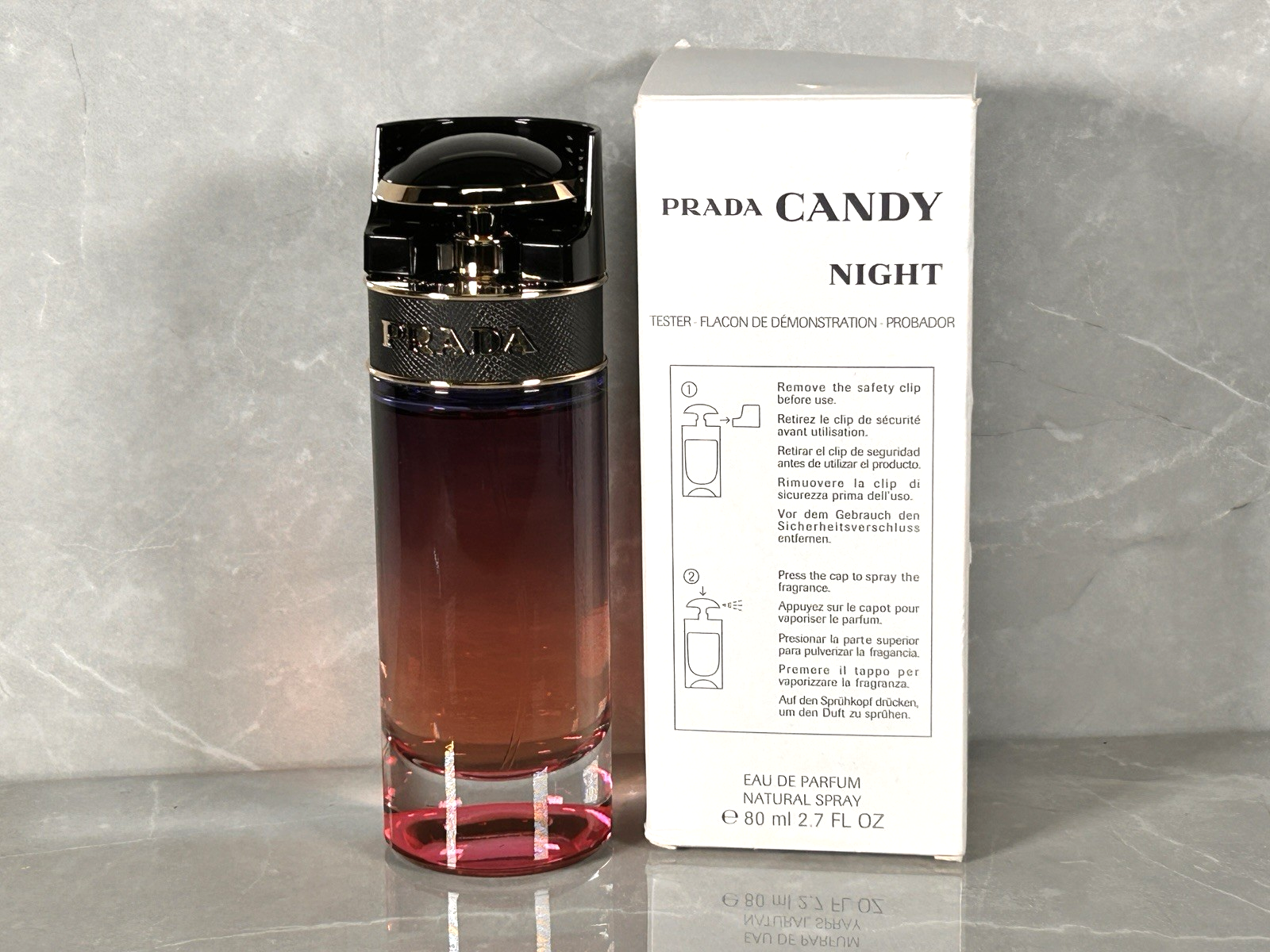 Prada Candy Night Women's Eau de Parfum Spray 2.7 Fl.Oz / 80ml