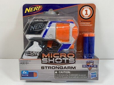 Nerf N Strike Series 1 Microshots Strongarm Blaster in White
