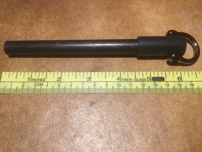 black D-Ring FERRO PRO 6: 6/" x 1//2/" Ferrocerium Rod Gunmetal
