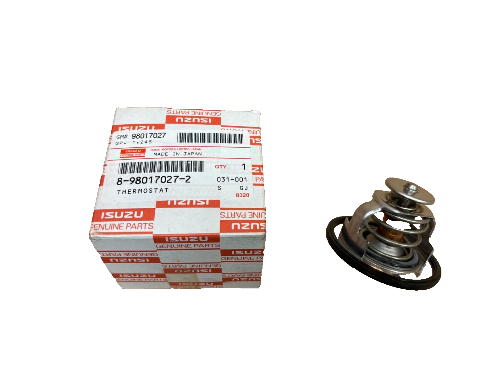 NEW OEM ISUZU THERMOSTAT 8-98017027-2 4JJ1 4JK1 D MAX TFUCXD NEW OEM ISUZU THERMOSTAT 8-98017027-2 4JJ1 4JK1 D MAX TFUCXD
