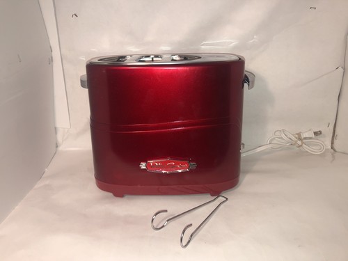 Nostalgia Retro Red Series Pop-Up Hot Dog Toaster Easy Use NEW