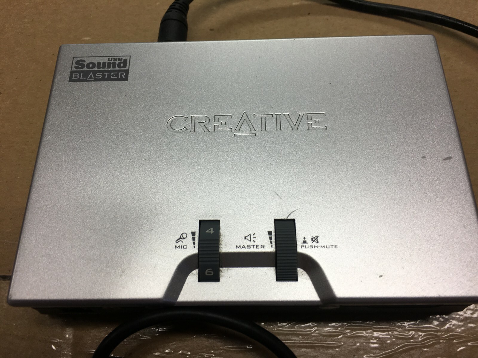Creative Labs Model No. SB0490 USB Sound Blaster External Sound Card with remote