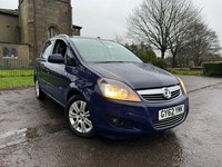 2012 Vauxhall Zafira 1.6i [115] Design 5dr MPV Petrol Manual