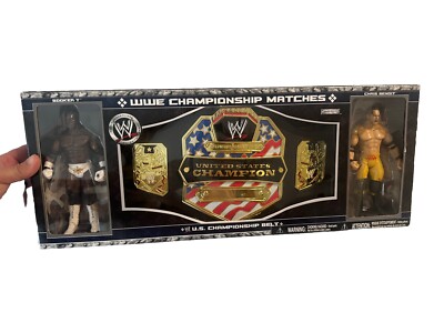RARE Chris Benoit vs Booker T United States Championship Set