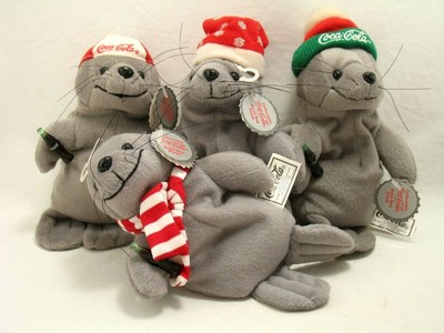 coca cola bean bag plush 1997