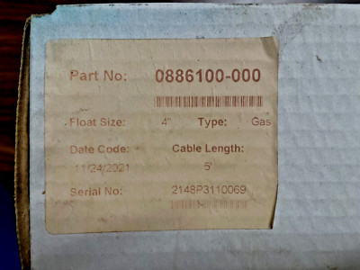 Veeder Root 0886100-000 Float Kit 5 ft. cable