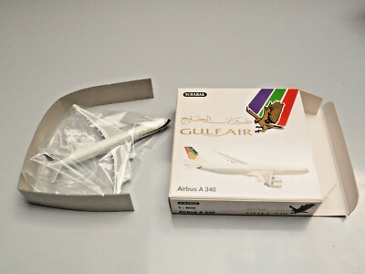 FLUGZEUG 1:600: GULF AIR AIRBUS A 340, SCHABAK 955/32, NEU & OVP! A6-6