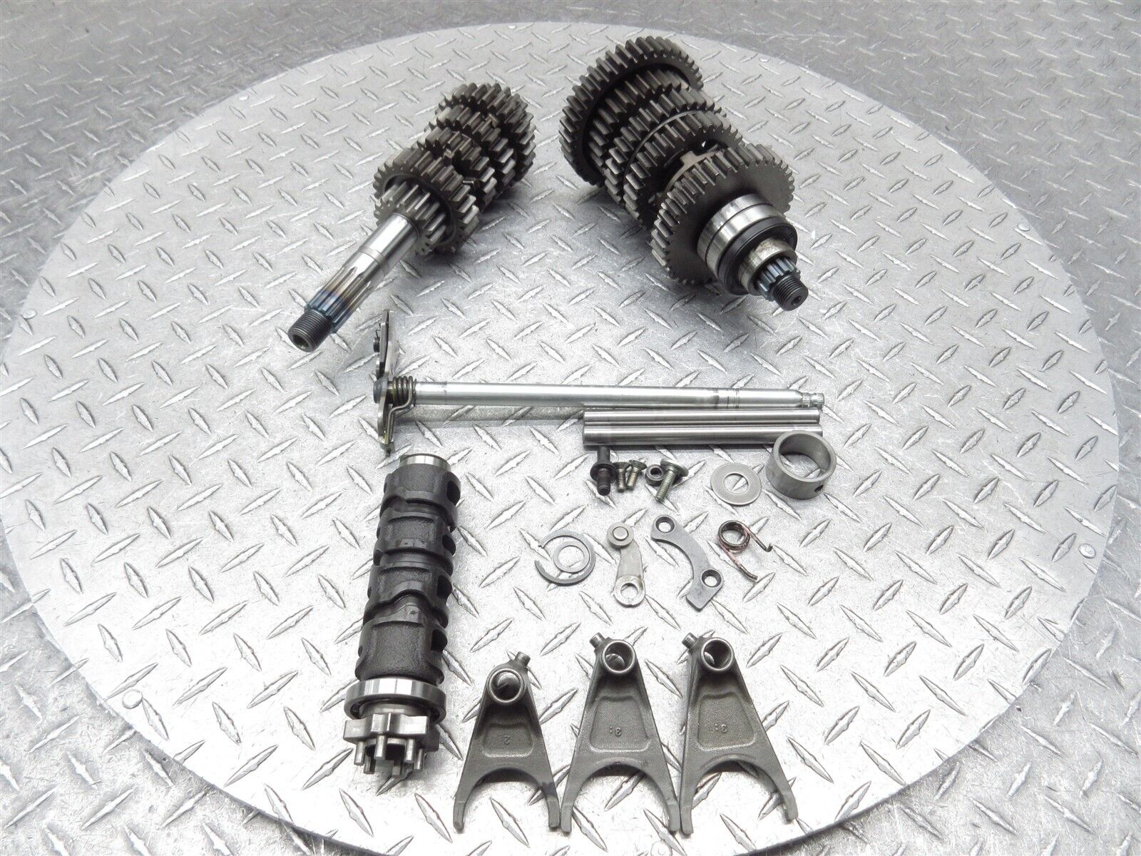 2006 06-07 Kawasaki ZX14 ZX14R Transmission Gear Drum Shaft 2006 06-07 Kawasaki ZX14 ZX14R Transmission Gear Drum Shaft