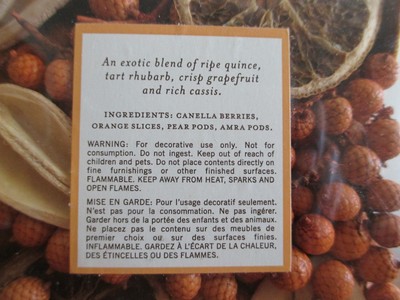 Pottery Barn Quince Potpourri 6 OZ/170 G Homescent Collection Sold Out NEW NIB