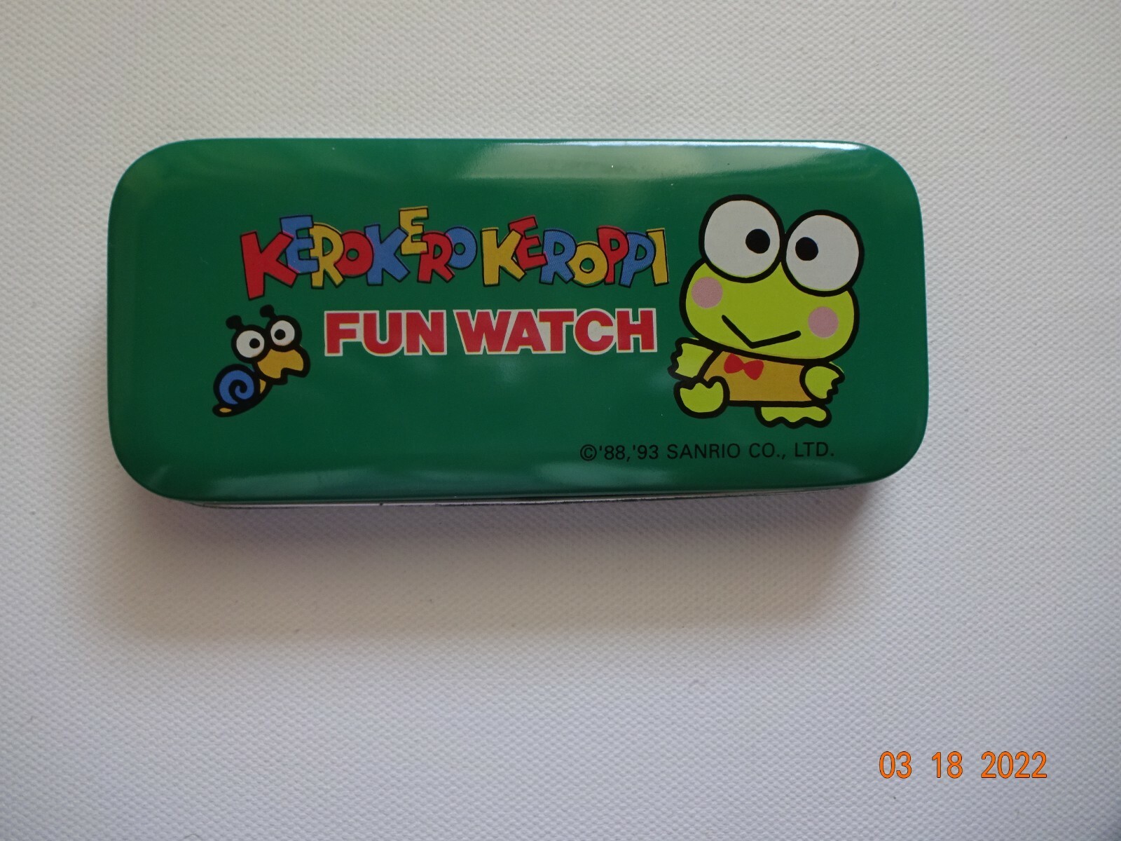 キリンちゃん(パペットの姿) ヴィンテージ Sanrio Keroppi Fun Watch Vintage Collectible New 1988/1993