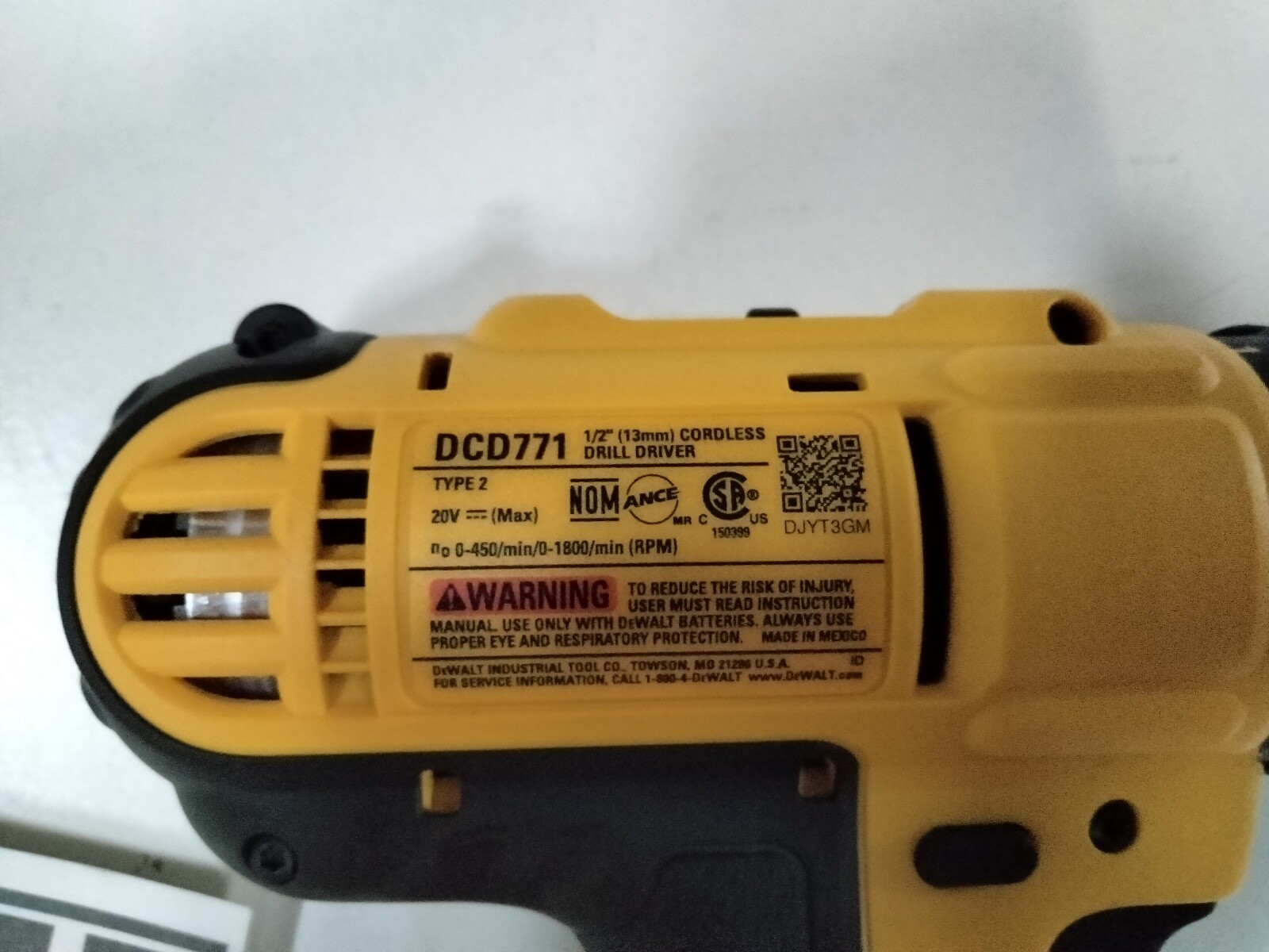 Driver Max Cordless | New Dewalt Dcd771 20v Compact Drill