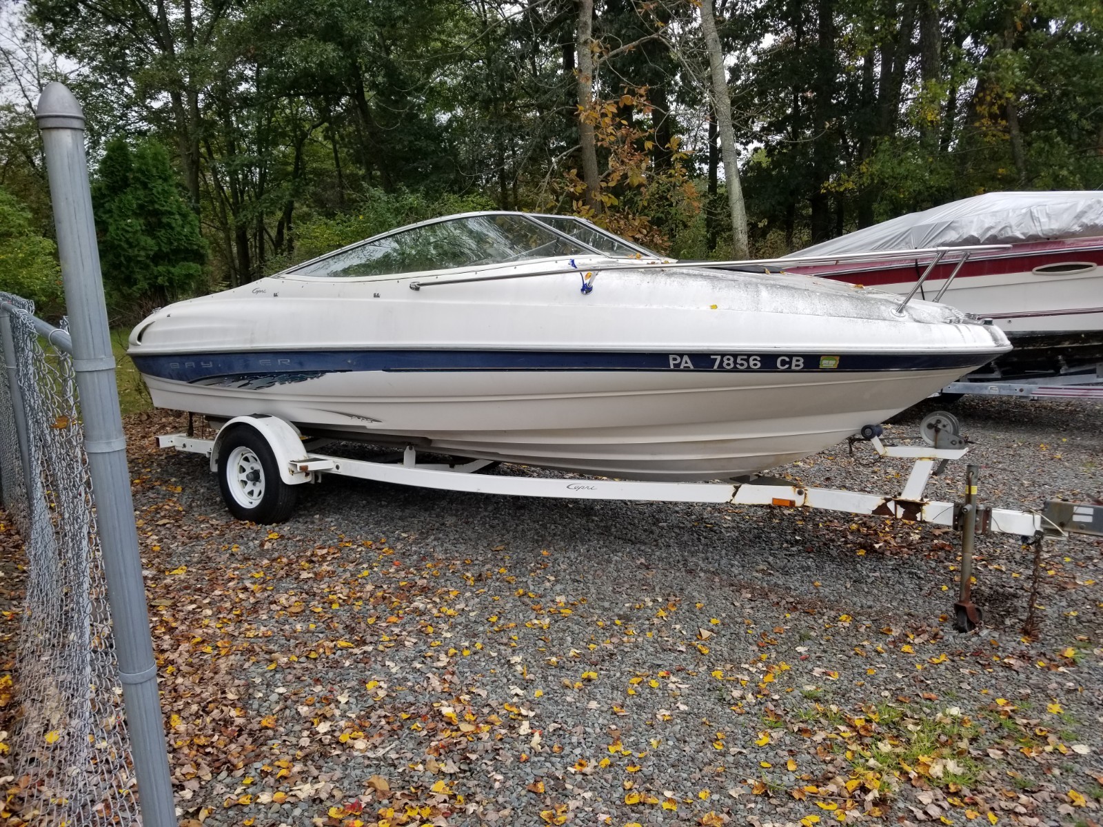 1998 Bayliner Capri Powerboat w Trailer, Dallas PA | No Fees & No Reserve
