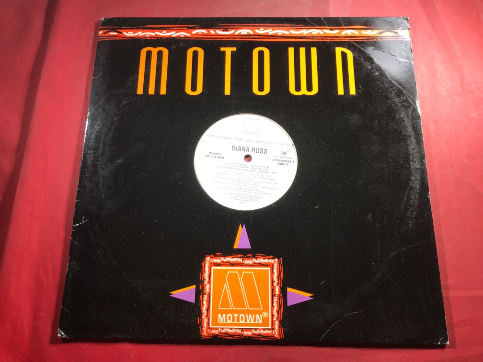 経典 The Of Voice ROSS DIANA G4-94 Heart PROMO .. SINGLE 12” .. 洋楽