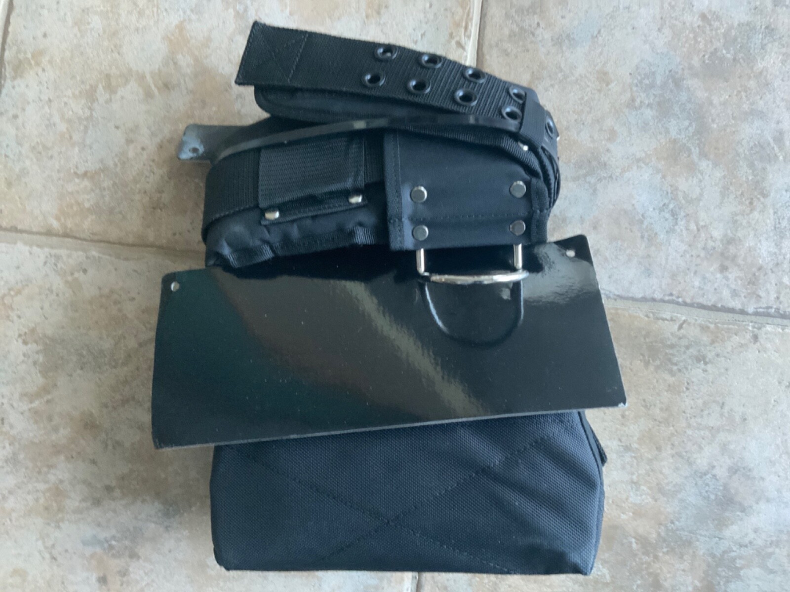 black tool pouch