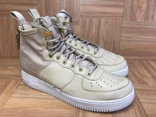 RARE🔥 Nike SF-AF1 Mid Mushroom Light Bone Sz 10 Men's Zip