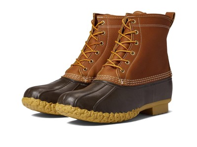 

Мужские ботинки LLBean Bean Boot 8 дюймов кожаные Primaloft на фланелевой подкладке