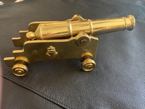 British Ship Serapris 1779 Brass Cannon Victory At Sea Virginia Metalcrafters