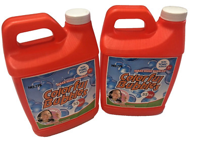 Bubble  Machine Gun Solution   2 bottles 32 oz each