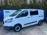 2023 Ford Transit Custom 2.0 EcoBlue 105ps Double Cab Leader Diesel Van In White