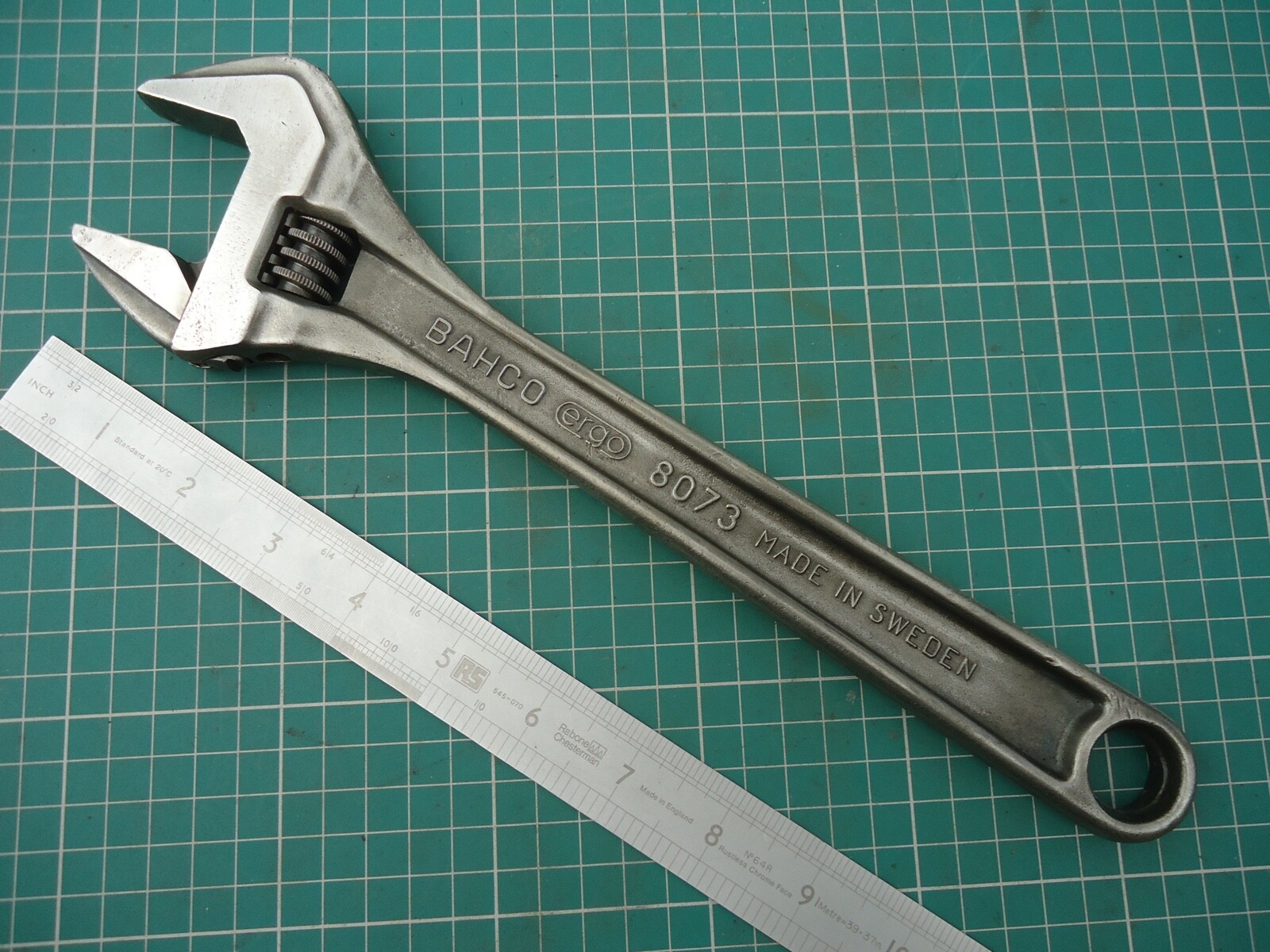 * BAHCO * 12" inch ERGO Adjustable Spanner / Wrench Made in Sweden