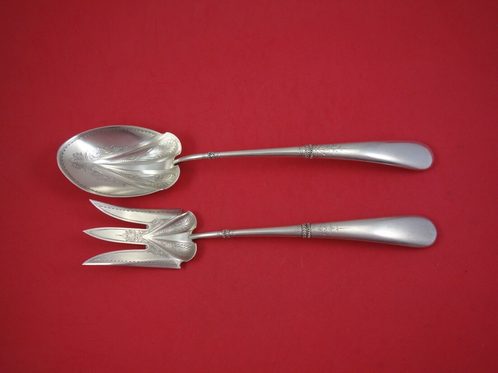 Meadow by Gorham Sterling Silver Mustard Ladle 4 12 Gw